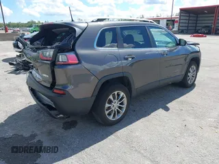 2021 Jeep Cherokee Latitude Lux with VIN 1C4PJLMX8MD135018, listed as a IAAI auction lot 41678234 with 110,318 mi miles. Bid and sale history available at carsss.com. Image 4.