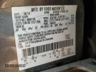 2012 Ford F-250 XL z VIN 1FT7W2B62CEC66296, wystawiony jako Copart lot #49055895 z przebiegiem 154 866 mil mil oraz Szkoda całkowita • Salvage title. Historia ofert i sprzedaży dostępna na DreamBid. Obrazek 12.
