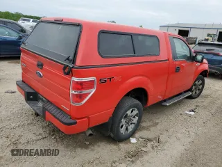 2013 Ford F-150 XL with VIN 1FTMF1CF4DKE96789, listed as a Copart auction lot 58470685 with Not provided miles and Salvage title. Bid and sale history available at DreamBid. Image 3.