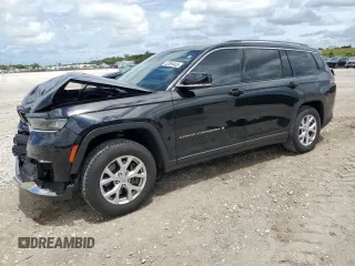 2021 Jeep Grand Cherokee Limited with VIN 1C4RJKBG2M8141590, listed as a Copart auction lot 62599405 with 46,895 mi miles and Non repairable. Bid and sale history available at DreamBid. Image 1.