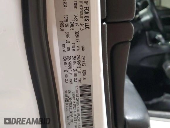 2020 Jeep Grand Cherokee Limited с VIN 1C4RJFBG8LC174192, выставлен на аукционе Copart как лот 44711825 с пробегом 49 446 миль миль и Списание • Salvage title. История ставок и продаж доступна на DreamBid. Изображение 13.