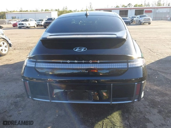 2023 Hyundai IONIQ 6 SEL with VIN KMHM34AC2PA049645, listed as a IAAI auction lot 41153802 with NaN miles. Bid and sale history available at carsss.com. Image 16.