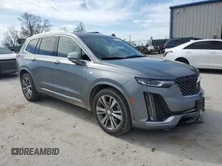 2022 Cadillac XT6 Premium Luxury with VIN 1GYKPCRS5NZ114583, listed as a Copart auction lot 46507155 with 70,506 mi miles and Salvage title. Bid and sale history available at DreamBid. Image 4.