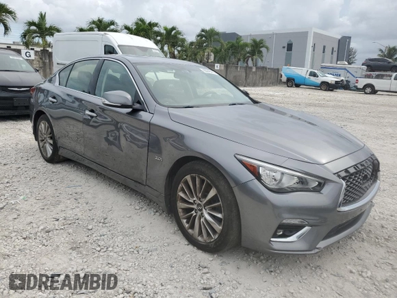 2019 Infiniti Q50 Luxe с VIN JN1EV7ARXKM552889, выставлен на аукционе Copart как лот 60649415 с пробегом 58 128 миль миль и Списание • Salvage title. История ставок и продаж доступна на DreamBid. Изображение 4.