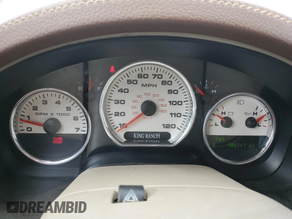 2008 Ford F-150 XLT with VIN 1FTPW14V38KC47084, listed as a Copart auction lot 49408145 with 106,547 mi miles and Salvage Title. Bid and sale history available at carsss.com. Image 9.