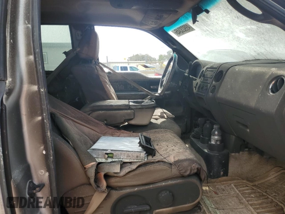 2005 Ford F-150 STX with VIN 1FTRX14W05FB22630, listed as a Copart auction lot 49923345 with Not Provided miles and Non Repairable. Bid and sale history available at carsss.com. Image 10.