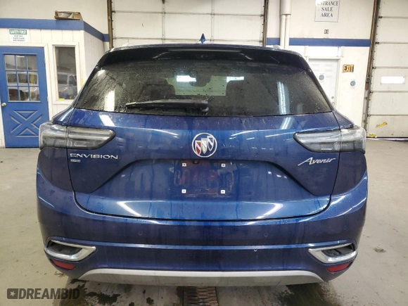 2023 Buick Envision Avenir with VIN LRBFZSR45PD034034, listed as a Copart auction lot 44566955 with 7,875 mi miles and Salvage Title. Bid and sale history available at carsss.com. Image 6.