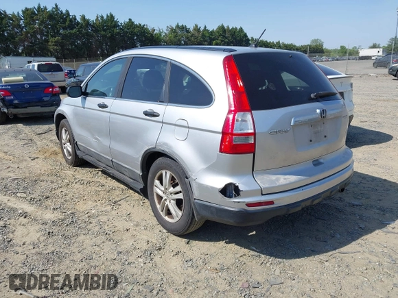 2010 Honda CR-V EX with VIN 5J6RE3H56AL005787, listed as a IAAI auction lot 42155054 with 260,475 mi miles and . Bid and sale history available at carsss.com. Image 3.
