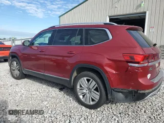 2018 Volkswagen Atlas SEL Premium with VIN 1V2NR2CA4JC575843, listed as a Copart auction lot 54007065 with 114,873 mi miles and Salvage title. Bid and sale history available at DreamBid. Image 2.