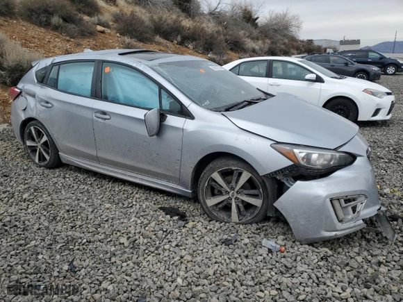 2018 Subaru Impreza Sport with VIN 4S3GTAM62J3710303, listed as a Copart auction lot 49670325 with 0 mi miles and Salvage Title. Bid and sale history available at carsss.com. Image 4.