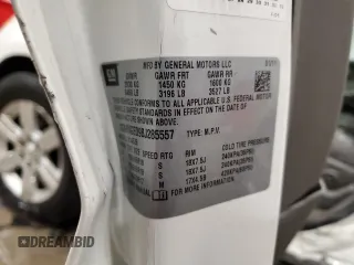 2011 Chevrolet Traverse 1LT with VIN 1GNKVGED9BJ285557, listed as a Copart auction lot 87309424 with 161,068 mi miles and Non Repairable. Bid and sale history available at DreamBid. Image 13.