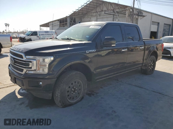 2019 Ford F-150 Limited with VIN 1FTEW1EG5KFA79911, listed as a Copart auction lot 46366655 with 101,481 mi miles and Salvage Title. Bid and sale history available at carsss.com. Image 1.