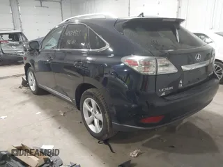 2010 Lexus RX 350 with VIN 2T2BK1BA7AC033174, listed as a IAAI auction lot 41829351 with 0 mi miles. Bid and sale history available at carsss.com. Image 3.