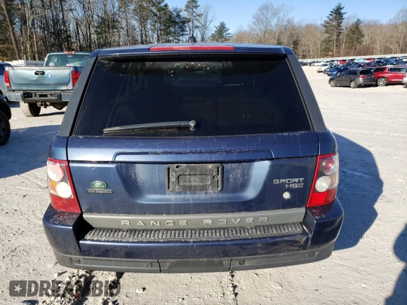 2006 Land Rover Range Rover Sport HSE with VIN SALSF25436A971553, listed as a Copart auction lot 46454465 with 204,188 mi miles and Non Repairable. Bid and sale history available at DreamBid. Image 6.