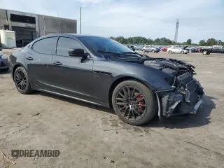 2015 Maserati Ghibli S Q4 with VIN ZAM57RTA6F1150185, listed as a Copart auction lot 69081743 with 95,125 mi miles. Bid and sale history available at carsss.com. Image 4.