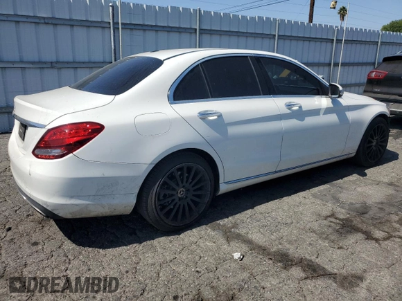 2018 Mercedes-Benz C 300 with VIN 55SWF4JB6JU250408, listed as a Copart auction lot 57645405 with 161,557 mi miles and Salvage title. Bid and sale history available at DreamBid. Image 3.
