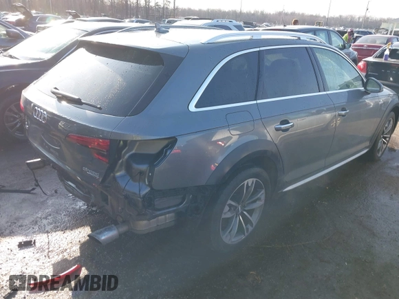 2017 Audi allroad A4 Premium with VIN WA17NAF40HA046394, listed as a IAAI auction lot 41470459 with 115,423 mi miles and . Bid and sale history available at DreamBid. Image 4.