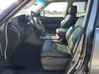 2015 Infiniti QX80 with VIN JN8AZ2NF9F9572311, listed as a Copart auction lot 77469224 with 0 mi miles and Salvage Title. Bid and sale history available at carsss.com. Image 7.