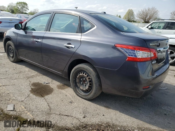 2015 Nissan Sentra SV with VIN 3N1AB7AP8FL648302, listed as a Copart auction lot 54629235 with 135,585 mi miles and Clean Title. Bid and sale history available at carsss.com. Image 2.