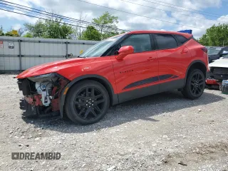 2021 Chevrolet Blazer LT с VIN 3GNKBHRS9MS585138, выставлен на аукционе Copart как лот 55327335 с пробегом 66 020 миль миль и Списание • Salvage title. История ставок и продаж доступна на DreamBid. Изображение 1.