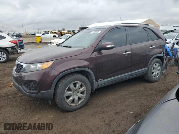 2013 Kia Sorento LX with VIN 5XYKTDA2XDG387261, listed as a Copart auction lot 51788685 with 57,131 mi miles and Salvage Title. Bid and sale history available at carsss.com. Image 1.