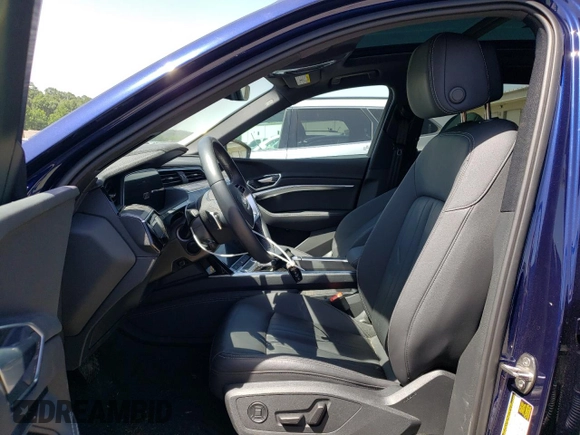 2023 Audi e-tron Premium with VIN WA1AAAGE8PB011507, listed as a Copart auction lot 57756184 with 8,497 mi miles and Clean Title. Bid and sale history available at DreamBid. Image 7.