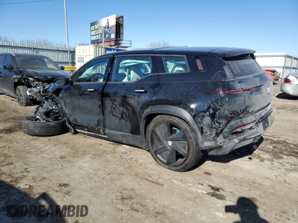 2023 Fisker Ocean One with VIN VCF1ZBU27PG005912, listed as a Copart auction lot 42218115 with Not Provided miles and Salvage Title. Bid and sale history available at carsss.com. Image 2.