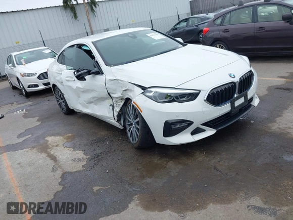 2021 BMW 2 Series 228i with VIN WBA53AK01M7J12347, listed as a IAAI auction lot 42432565 with 52,559 mi miles and . Bid and sale history available at DreamBid. Image 1.