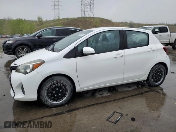 2015 Toyota Yaris L with VIN VNKKTUD32FA033118, listed as a Copart auction lot 56031875 with 111,306 mi miles and Salvage Title. Bid and sale history available at DreamBid. Image 1.