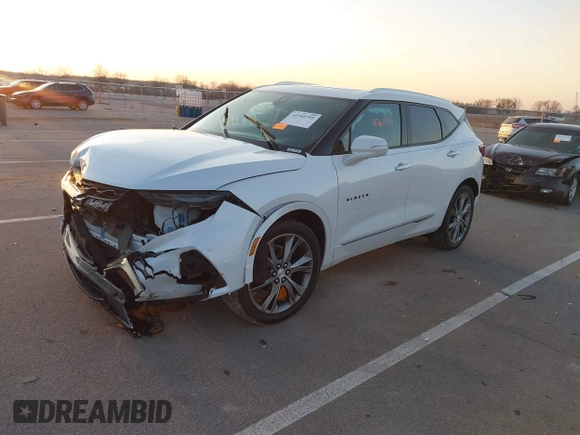 2021 Chevrolet Blazer Premier with VIN 3GNKBLRS6MS563360, listed as a IAAI auction lot 41760795 with 29,534 mi miles and . Bid and sale history available at DreamBid. Image 18.