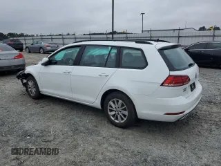2018 Volkswagen Golf SportWagen S with VIN 3VWD17AU8JM766627, listed as a Copart auction lot 71199574 with 35,843 mi miles and Salvage Title. Bid and sale history available at carsss.com. Image 2.