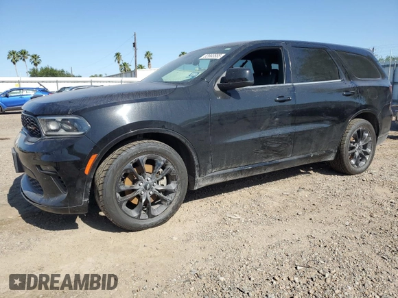 2021 Dodge Durango GT with VIN 1C4RDHDG4MC750085, listed as a Copart auction lot 52993585 with Not provided miles and Salvage title. Bid and sale history available at DreamBid. Image 1.