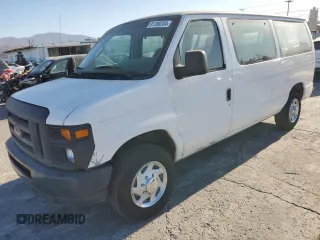 2008 Ford Econoline Passenger XL with VIN 1FMNE11W38DA13843, listed as a Copart auction lot 81769724 with 112,367 mi miles and Salvage Title. Bid and sale history available at DreamBid. Image 1.