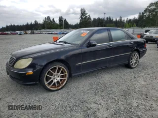 2002 Mercedes-Benz S 500 z VIN WDBNG75JX2A282252, wystawiony jako Copart lot #57327645 z przebiegiem Nie podano mil oraz Czysty tytuł • Clean title. Historia ofert i sprzedaży dostępna na DreamBid. Obrazek 1.