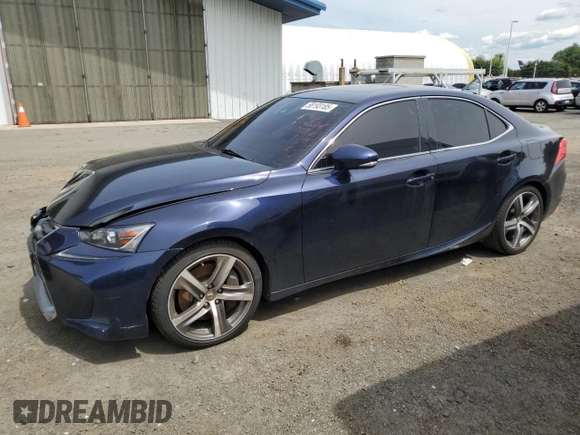 2017 Lexus IS 300 with VIN JTHCM1D21H5015347, listed as a Copart auction lot 58193185 with 96,264 mi miles and Clean title. Bid and sale history available at DreamBid. Image 1.