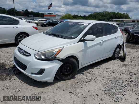 2016 Hyundai Accent SE z VIN KMHCT5AE6GU273020, wystawiony jako Copart lot #59712955 z przebiegiem Nie podano mil oraz Czysty tytuł • Clean title. Historia ofert i sprzedaży dostępna na DreamBid. Obrazek 1.