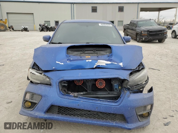 2016 Subaru WRX STI with VIN JF1VA2M6XG9811345, listed as a Copart auction lot 46994035 with 95,404 mi miles and Salvage title. Bid and sale history available at DreamBid. Image 5.