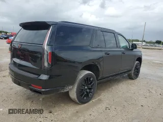 2022 Cadillac Escalade ESV Sport Platinum with VIN 1GYS4RKL7NR141315, listed as a Copart auction lot 74219824 with 50,588 mi miles and Salvage title. Bid and sale history available at DreamBid. Image 3.