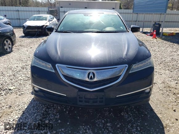 2015 Acura TLX V6 Advance with VIN 19UUB3F76FA009789, listed as a Copart auction lot 47651305 with 218,495 mi miles and Salvage Title. Bid and sale history available at carsss.com. Image 5.