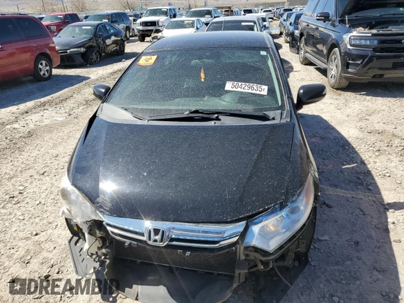 2012 Honda Insight EX with VIN JHMZE2H70CS004823, listed as a Copart auction lot 50429635 with 122,237 mi miles and Salvage title. Bid and sale history available at DreamBid. Image 5.