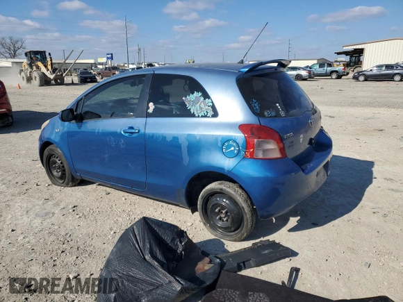 2008 Toyota Yaris with VIN JTDJT923285179759, listed as a Copart auction lot 89194665 with 258,440 mi miles and Salvage Title. Bid and sale history available at carsss.com. Image 2.