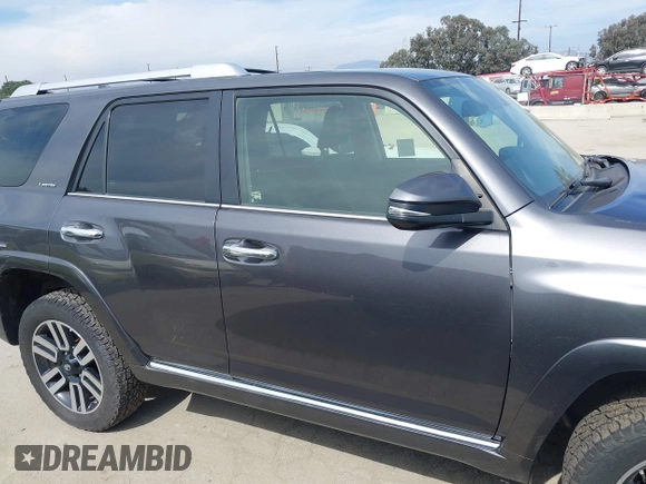 2021 Toyota 4Runner Limited with VIN JTEKU5JR3M5877545, listed as a IAAI auction lot 42294045 with 105,372 mi miles and . Bid and sale history available at DreamBid. Image 13.