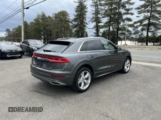 2019 Audi Q8 Premium Plus z VIN WA1BVAF19KD028045, wystawiony jako Copart lot #48666925 z przebiegiem 112 755 mil mil oraz Czysty tytuł • Clean title. Historia ofert i sprzedaży dostępna na DreamBid. Obrazek 4.