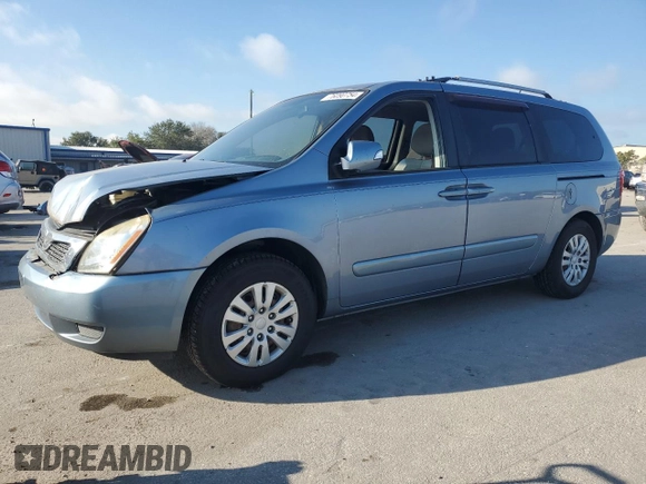 2012 Kia Sedona LX with VIN KNDMG4C70C6499008, listed as a Copart auction lot 76090754 with 175,131 mi miles and Salvage Title. Bid and sale history available at carsss.com. Image 1.