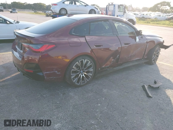 2023 BMW 4 Series M440i z VIN WBA63AW01PFN33820, wystawiony jako IAAI lot #41241907 z przebiegiem 10 789 mil mil oraz . Historia ofert i sprzedaży dostępna na DreamBid. Obrazek 4.