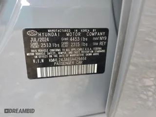 2025 Hyundai Sonata SE with VIN KMHL24JA6SA429464, listed as a Copart auction lot 81139514 with 3,228 mi miles and Salvage Title. Bid and sale history available at carsss.com. Image 13.