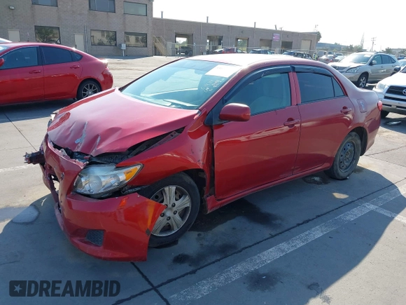 2009 Toyota Corolla with VIN 1NXBU40E99Z089505, listed as a IAAI auction lot 39832879 with 197,912 mi miles. Bid and sale history available at carsss.com. Image 2.