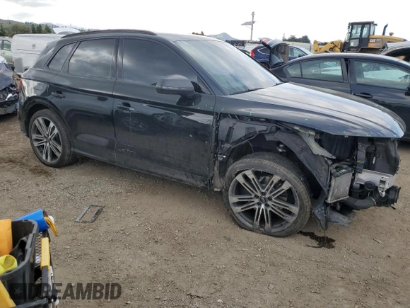 2018 Audi SQ5 Premium Plus with VIN WA1A4AFY9J2221365, listed as a Copart auction lot 48066074 with 54,395 mi miles and . Bid and sale history available at DreamBid. Image 4.
