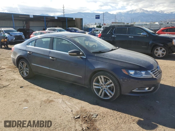 2013 Volkswagen CC Lux with VIN WVWRP7AN6DE513686, listed as a Copart auction lot 88758115 with 63,619 mi miles and Salvage Title. Bid and sale history available at carsss.com. Image 4.