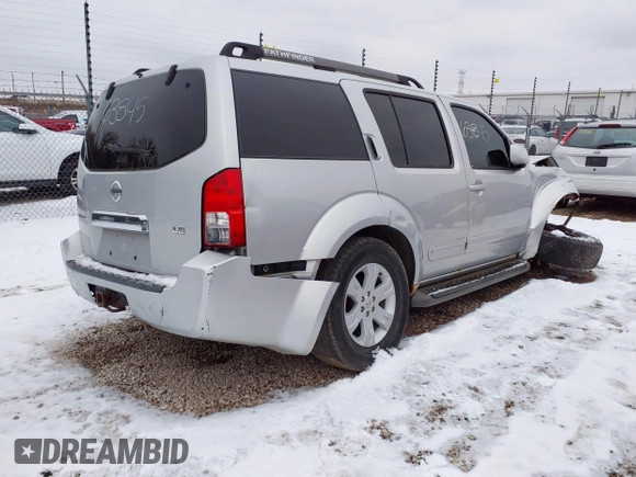 2006 Nissan Pathfinder SE with VIN 5N1AR18W66C629418, listed as a IAAI auction lot 40998220 with 225,891 mi miles and . Bid and sale history available at DreamBid. Image 4.